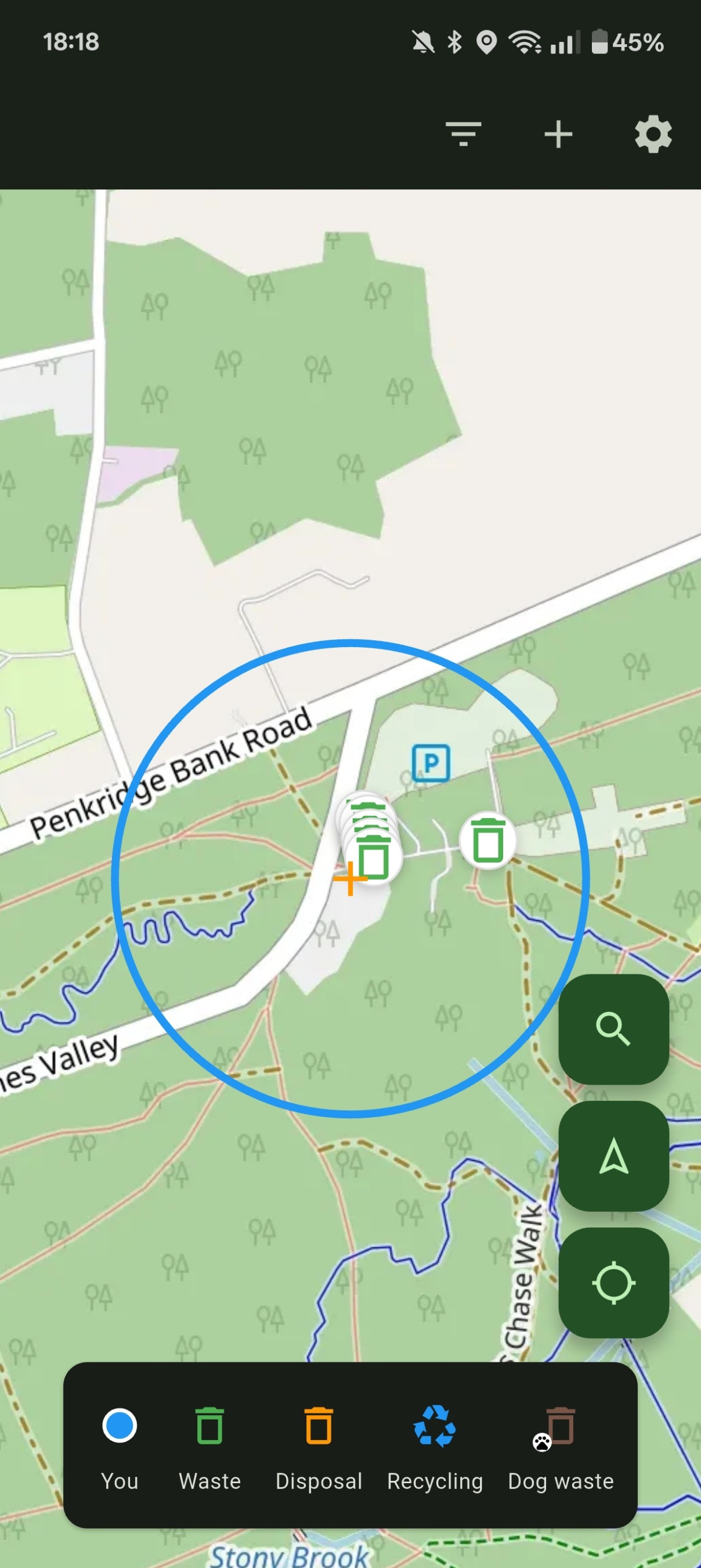 BinWhere: Mobile app