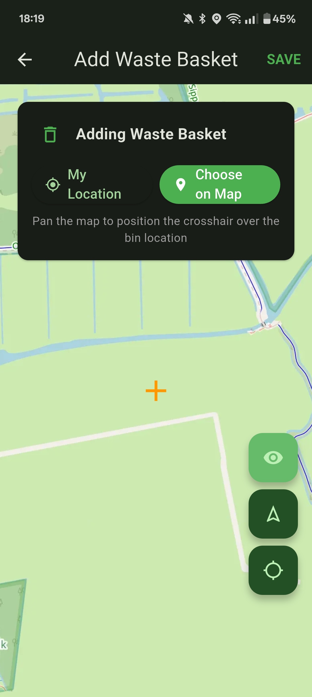 BinWhere: Mobile app
